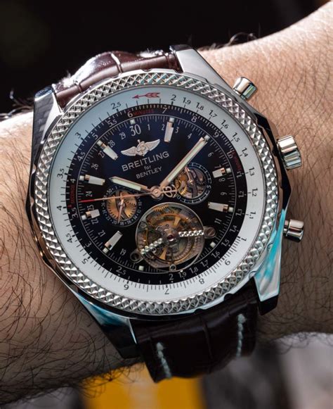 breitling bentley motorsport watch blue face gold bezel|real breitling bentley watch.